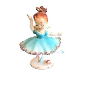 Vintage Arnart Angel Tamchin Ballerina  In Blue Costume
